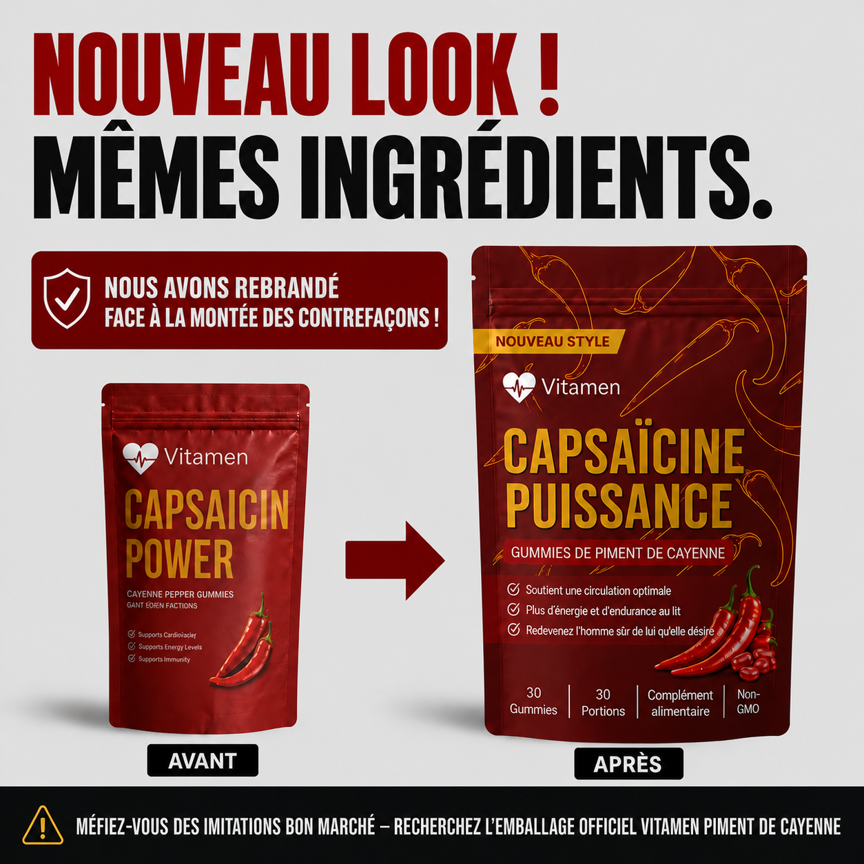VITAMEN CAPSAÏCINE PUISSANCE